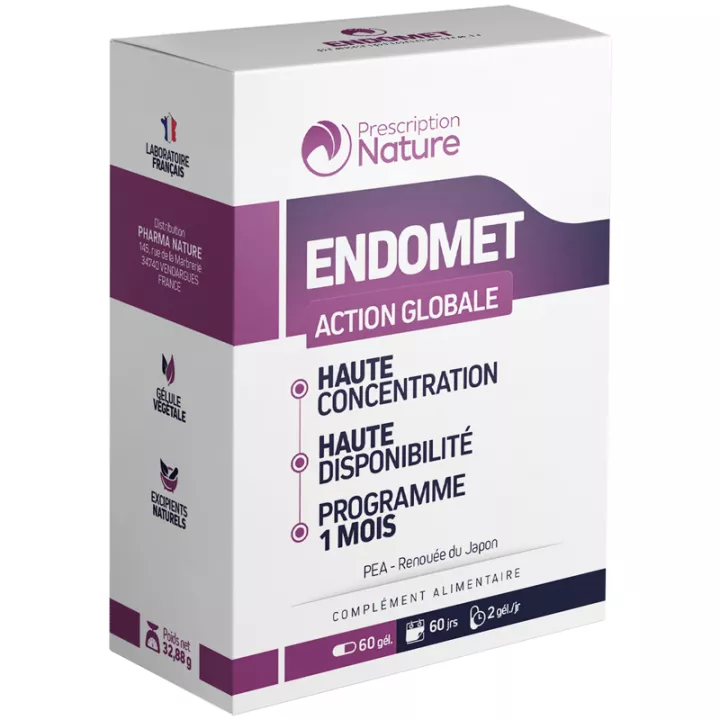 Prescription Nature Endomet 60 Gélules