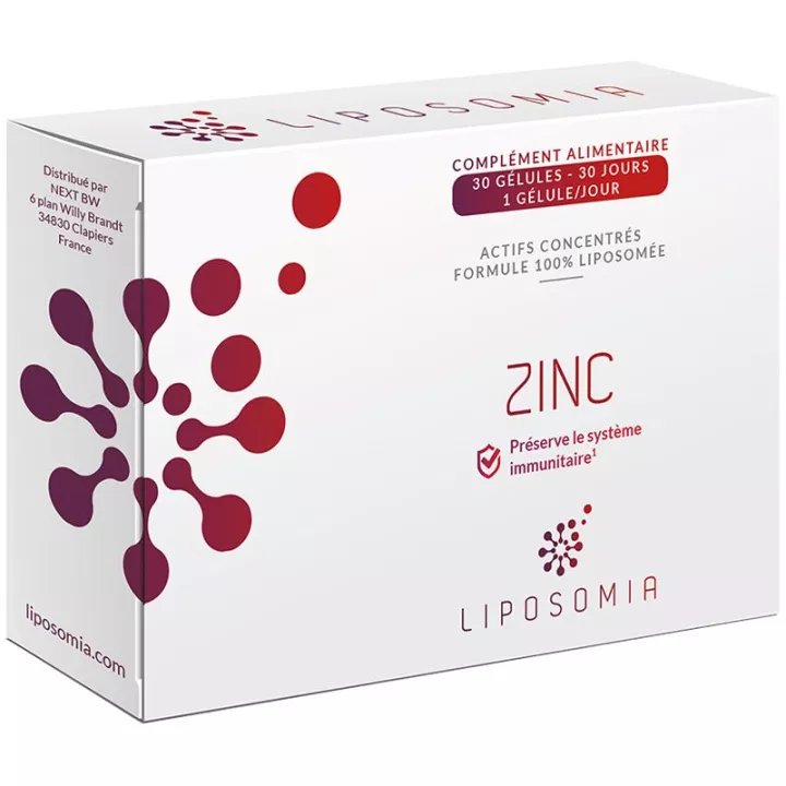 Prescription Nature Liposomia Zinc 30 gélules