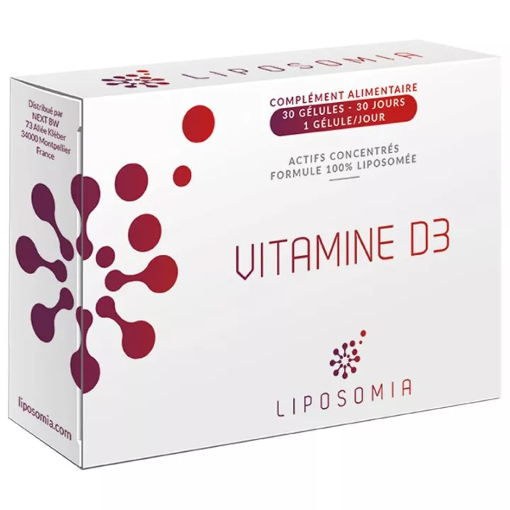 Prescription Nature Liposomia Vitamine D3 30 gélules