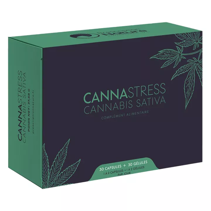 Prescription Nature Cannastress 30 gélules + 30 capsules