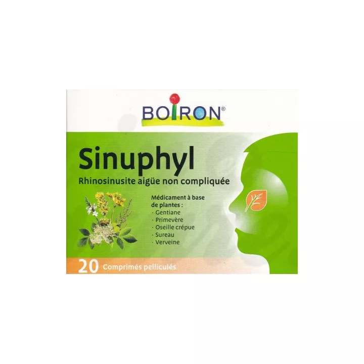 Sinuphyl Boiron Conforto respiratório 20 comprimidos