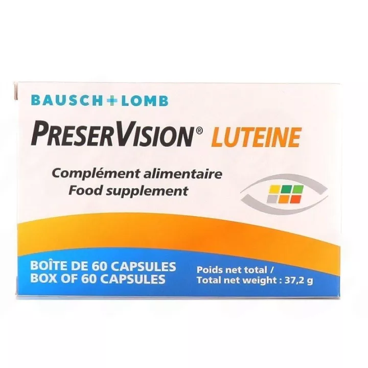 Bausch+Lomb PreserVision Luteína 60 cápsulas