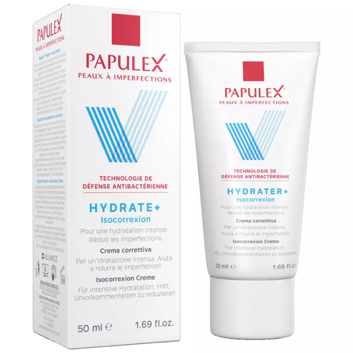 Papulex Hydrater+ Isocorrexion Crème Correctrice 50 ml