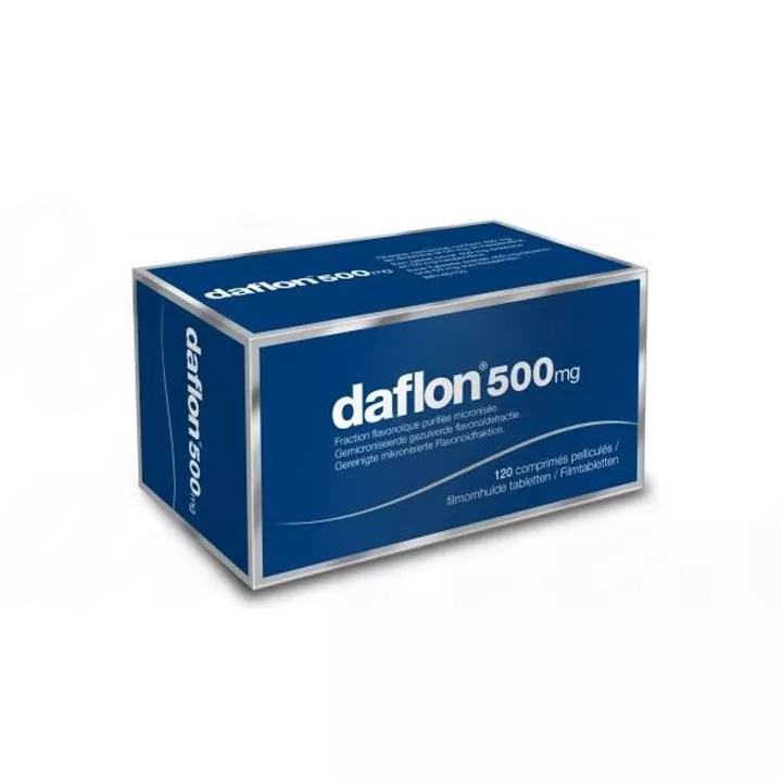 Daflon 500 mg Hemorróidas Circulação venosa cápsulas