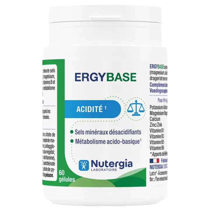 Ergybase Nutergia Acidité 60 gélules