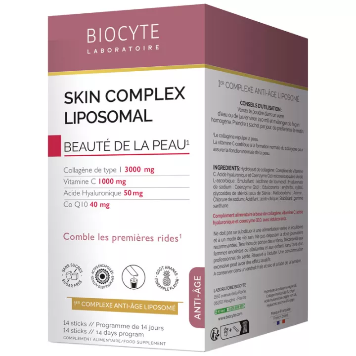Biocyte Huid Complex Liposomaal 14 Sticks