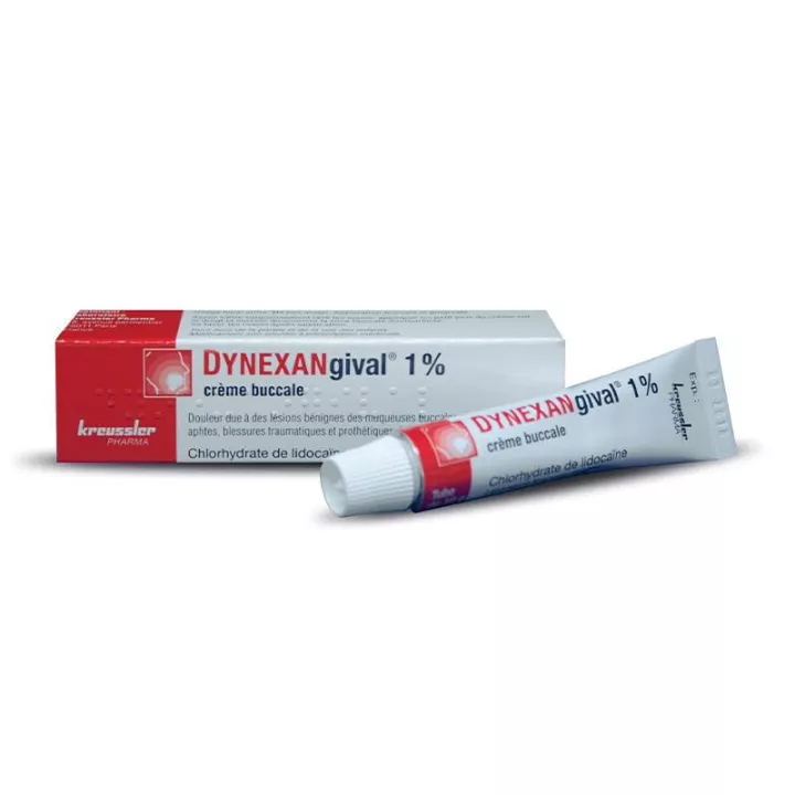 Dynexangival Lidocaína al 1% Lesiones orales y gingivales 10 g