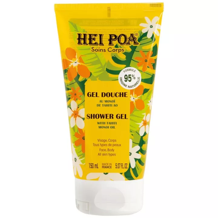 Hei Poa Douchegel met Monoï de Tahiti 150ml