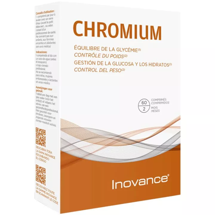 Inovance Chromium Équilibre de la Glycémie 60 comprimés
