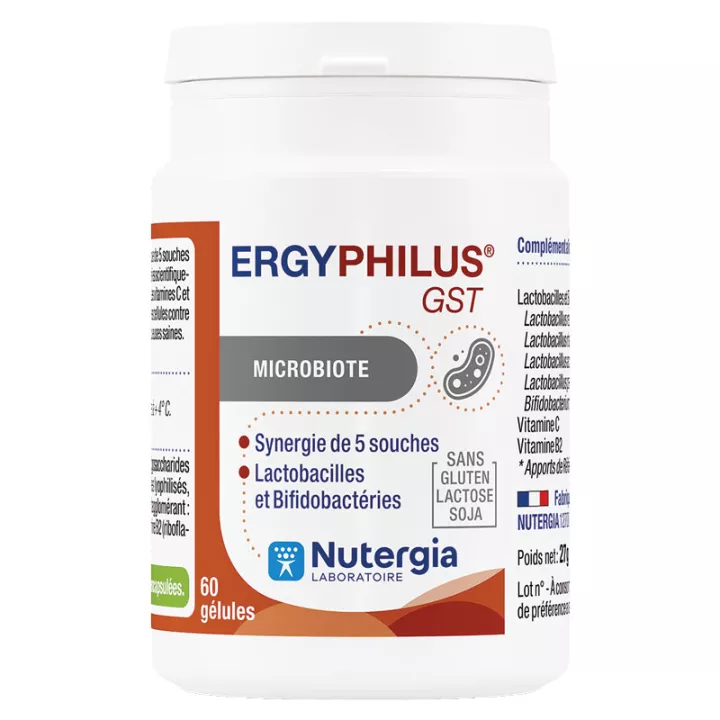 Ergyphilus GST Nutergia Microbiote 60 cápsulas