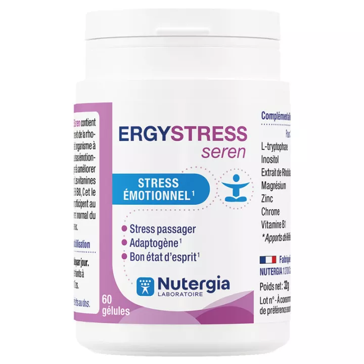 ERGYSTRESS Seren NUTERGIA Zenuwachtigheid Stress 60 capsules