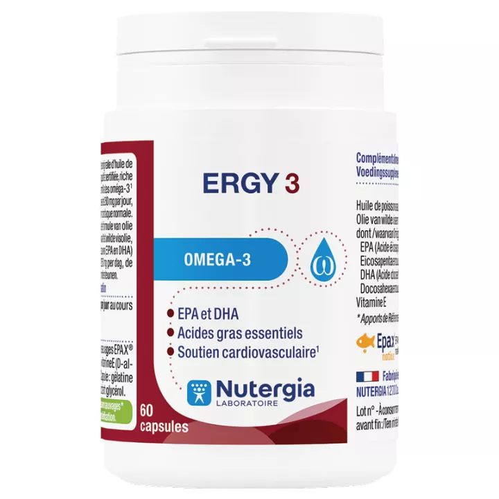 Nutergia Ergy 3 Omega 3 Kapseln