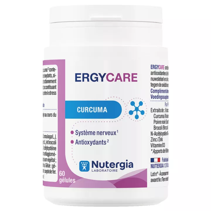 NUTERGIA ERGYCARE натуральный антиоксидант 60 CAPSULES