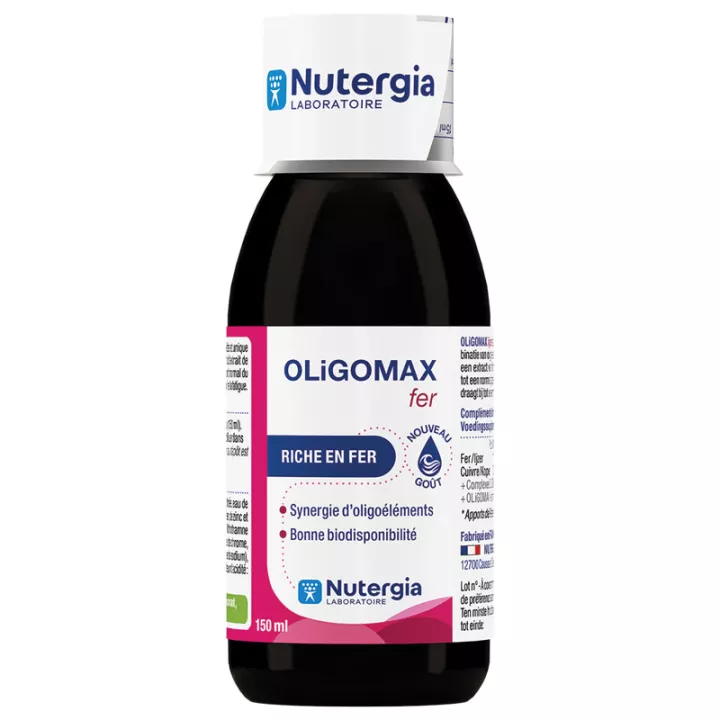 Oligomax Fer Nutergia Riche en Fer 500 ml