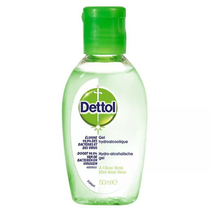 Водно-спиртовой гель Dettol с алоэ вера