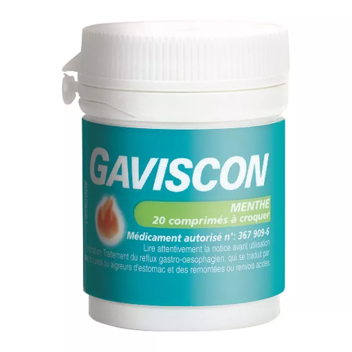 GAVISCON MINT Chewable Tablets 20