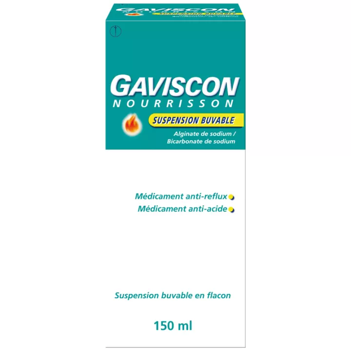 Gaviscon Nourisson Suspension Buvable Flacon 150 ml
