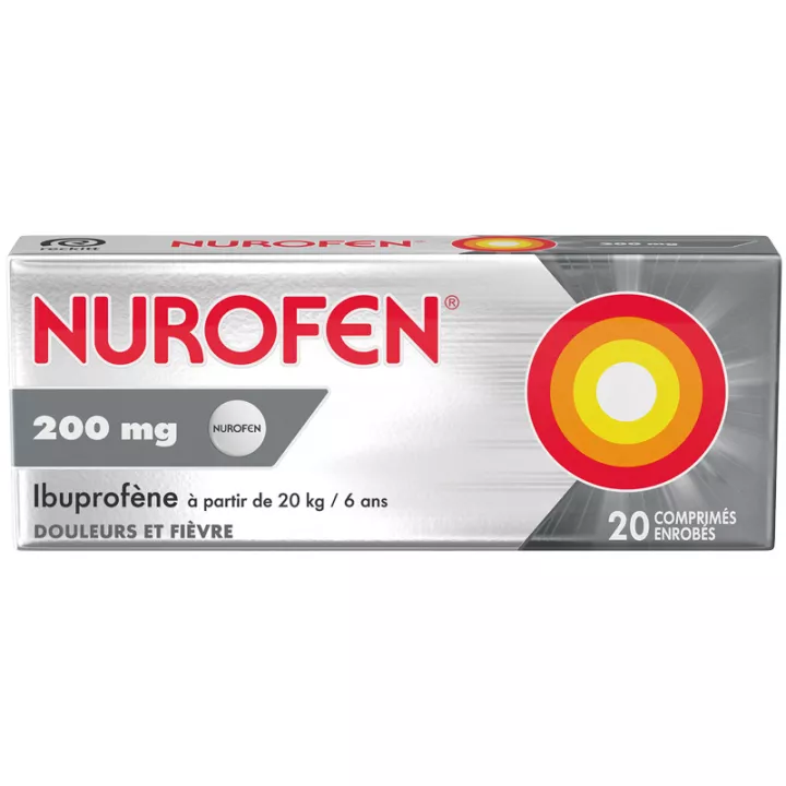 Nurofen Douleurs et Fièvre 200 mg 20 comprimés