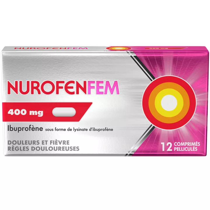 NUROFENFEM 400MG 12 COMPRIMIDOS