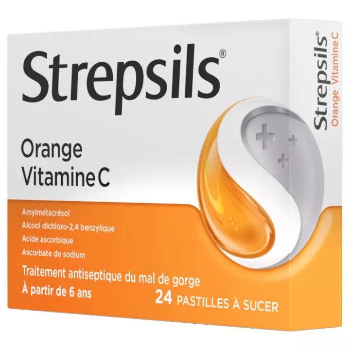 Strepsils ORANGE VITAMINA C COMPRESSE 24