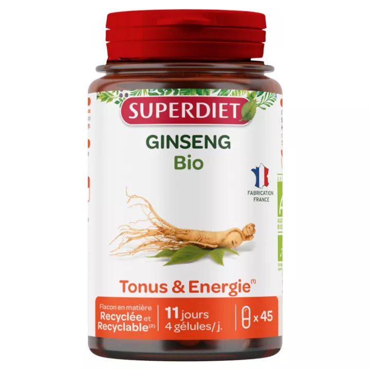 Superdiet Ginseng Ecológico 45 Cápsulas