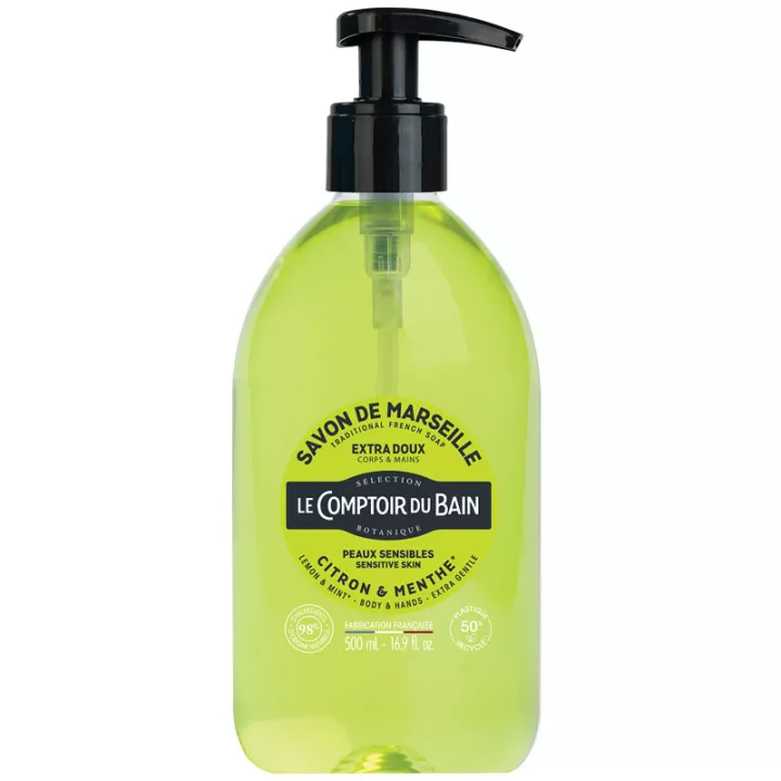Le Comptoir du Bain Marseille Soap Extra-Mild Lemon & Mint