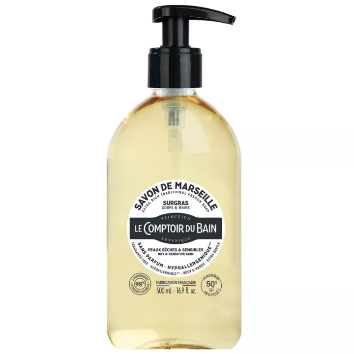 Le Comptoir du Bain Savon de Marseille Surgras 500 ml