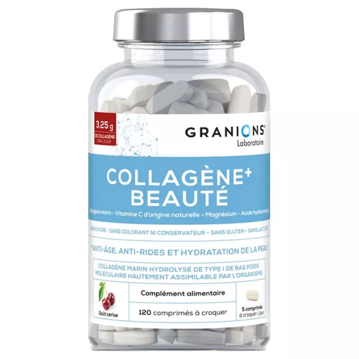 Granions Collagen+ Beauty 120 comprimidos mastigáveis