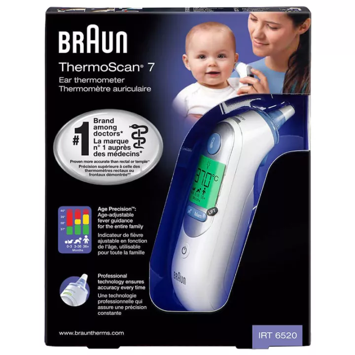 Termometro auricolare Braun Thermoscan 7 IRT 6525
