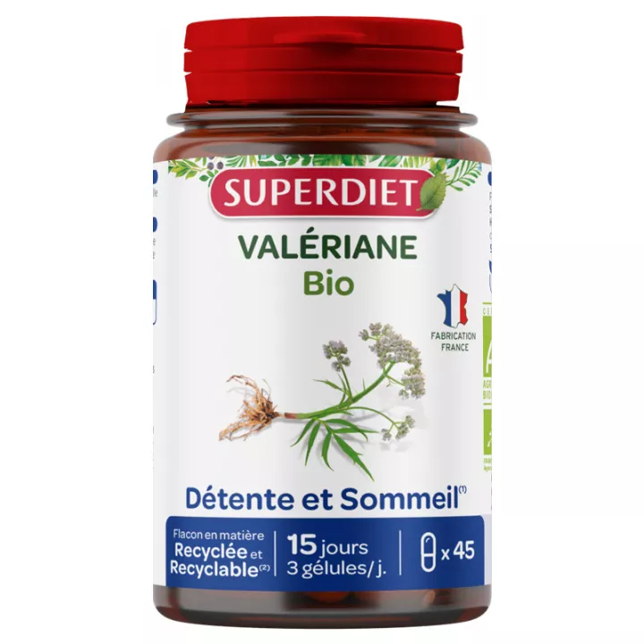 Superdiet Bio Baldrian 45 Kapseln