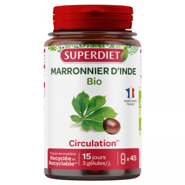 Superdiet Marronnier d'Inde Bio 45 Gélules