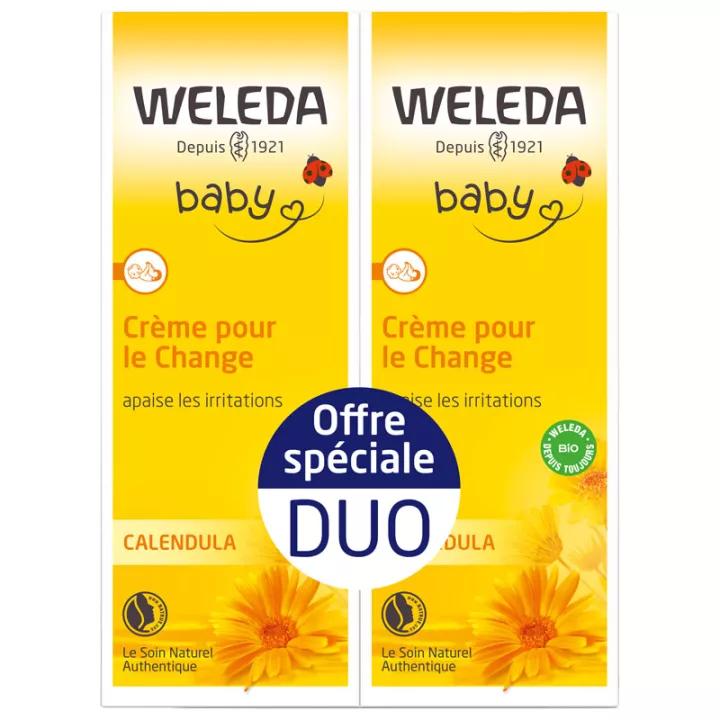 Weleda Bébé Calendula Crème pour le Change 75 ml Duo