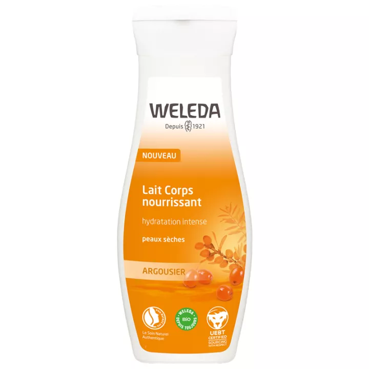 Weleda Lozione corpo nutriente biologica all'olivello spinoso 200 ml