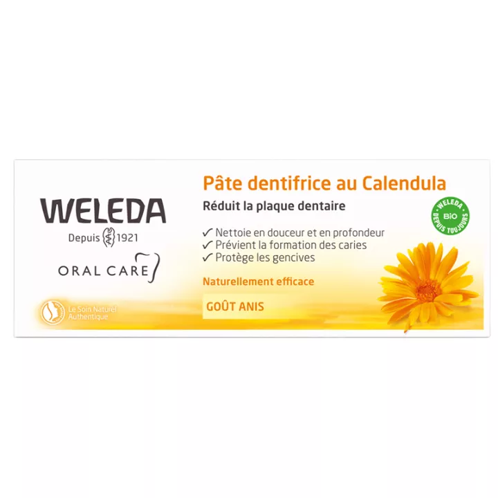 Weleda Oral Care Pâte Dentifrice au Calendula Bio 75 ml