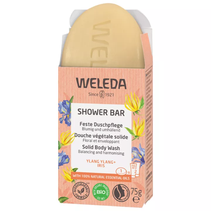 Weleda Shower Bar Douche Végétale Solide Bio 75 g Ylang