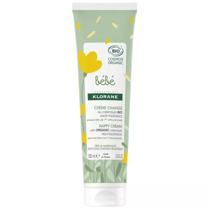 Klorane Bébé Crème Change au Calendula Bio 100 ml