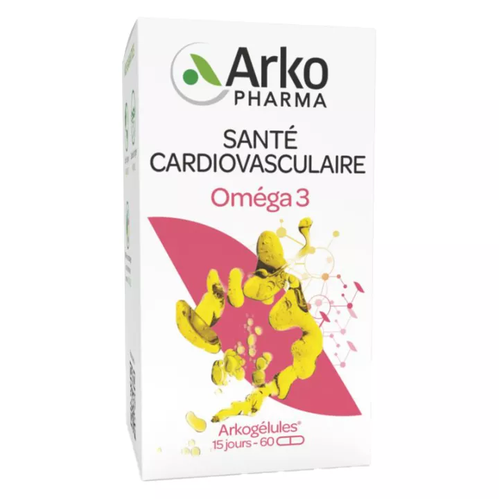 Arkogélules Oméga 3 Bon Fonctionnement Cardiovasculaire