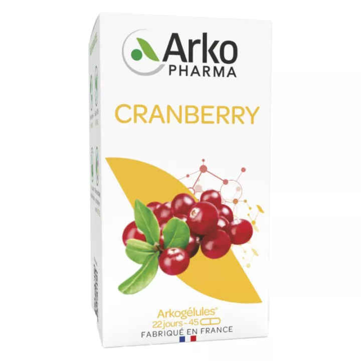 Arkogélules Cranberryne 600 mg de Baie 45 gélules