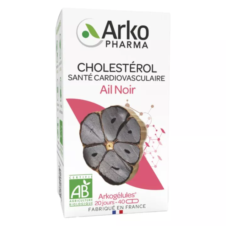 Arkogélules Ail Noir Bio Santé Cardiovasculaire 40 gélules