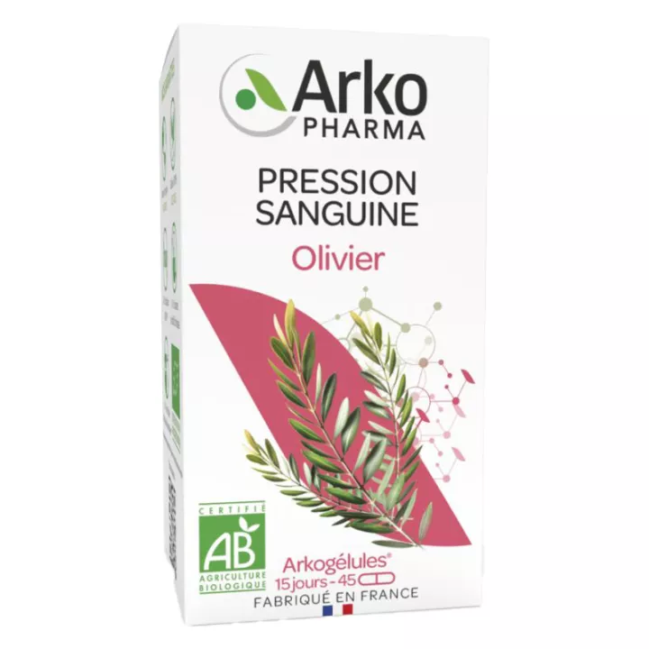 Arkogélules Olivier Organic Pressão Arterial 45 cápsulas