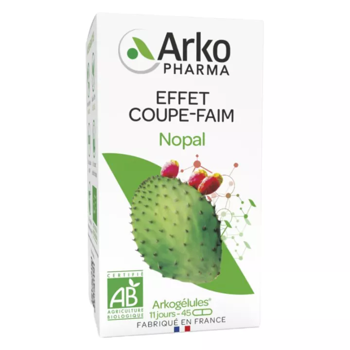 Arkocaps Nopal Supressor de apetite orgânico 45 cápsulas