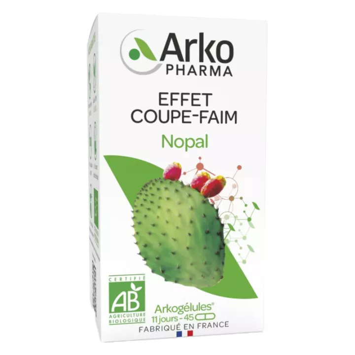 Arkogélules Nopal Effet Coupe-Faim Bio 45 gélules