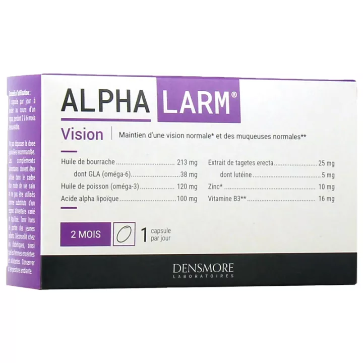 ALPHALARM 60 капсул увлажняющего зрение глаз