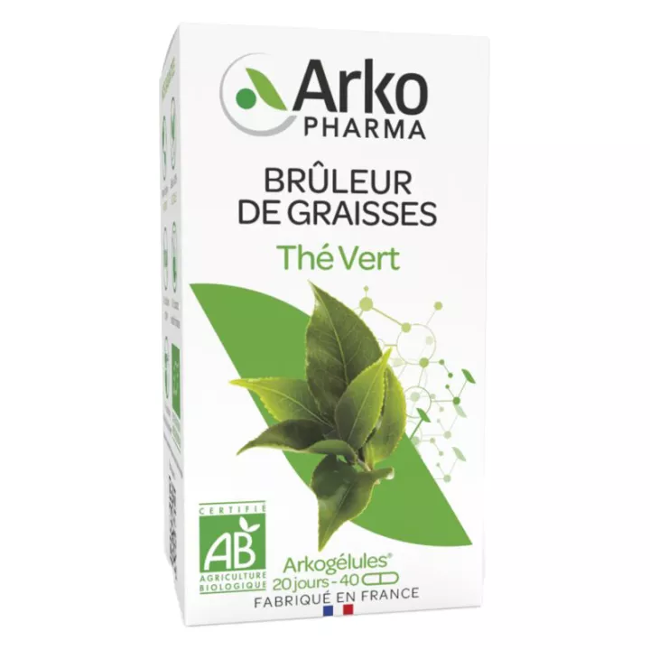 Arkogélules Thé Vert Brûleur de Graisses Bio 40