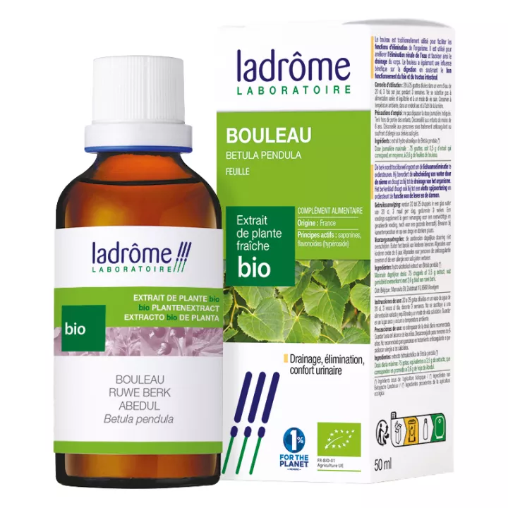 Ladrôme Bio-Birken-Frischpflanzenextrakte 50 ml
