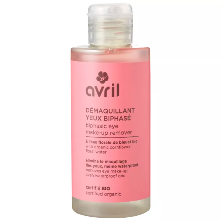 Avril biologische tweefasige oogmake-up remover vloeistof 150ml