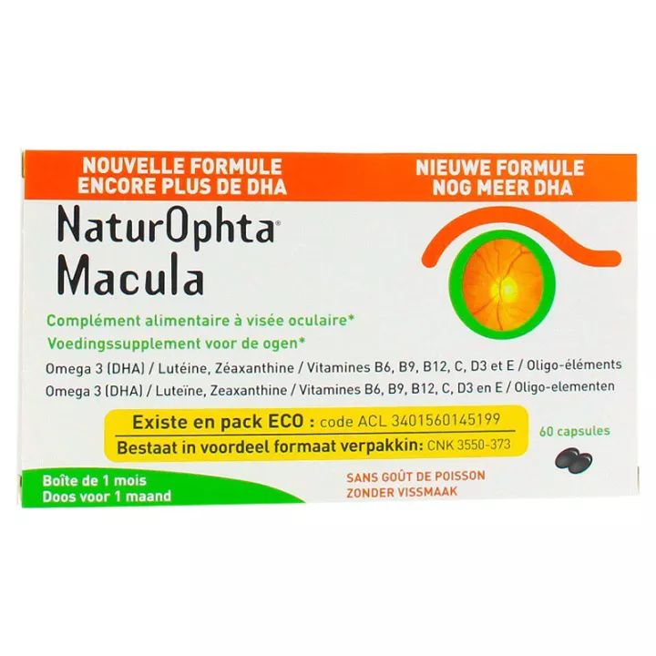 NaturOphta Macula Vieillissement Oculaire 60 capsules