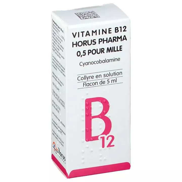Colirio de vitamina B12 0,05% Horus Pharma
