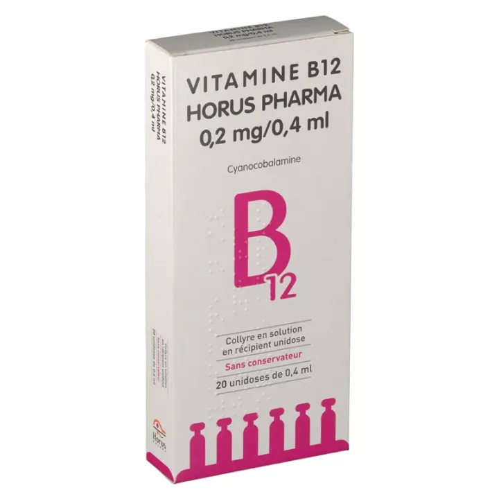 Colirio de vitamina B12 0,05% Horus Pharma