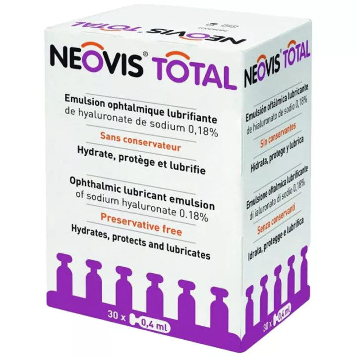 Neovis Total Émulsion Ophtalmique Lubrifiante 30 x 0.4 ml